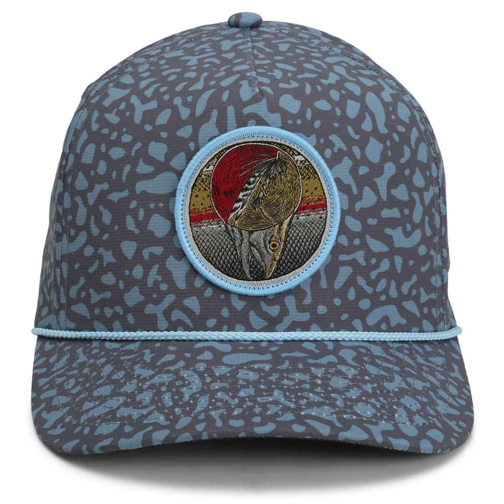 Dead Drift Fly Fishing Hat – Adjustable Trucker Cap with Rope Detail