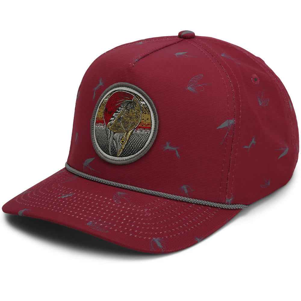 Dead Drift Fly Fishing Cap with Patch Rope and Exclusive Fly Pattern