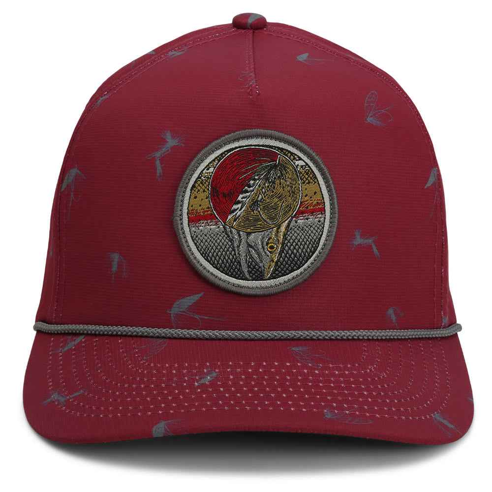 Dead Drift Fly Fishing Cap with Patch Rope and Exclusive Fly Pattern