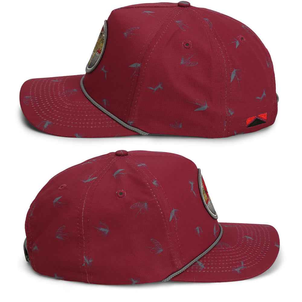 Dead Drift Fly Fishing Cap with Patch Rope and Exclusive Fly Pattern