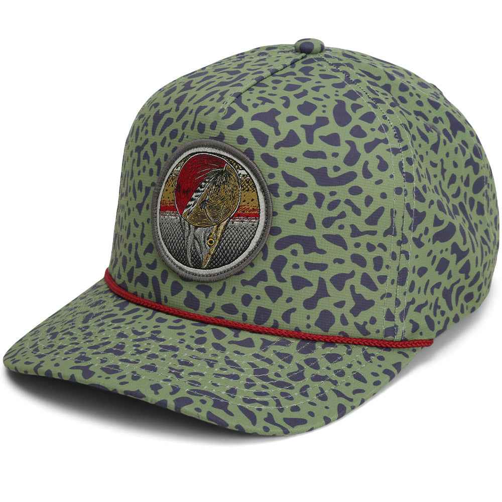 Dead Drift Fly Fishing Hat – Adjustable Trucker Cap with Rope Detail
