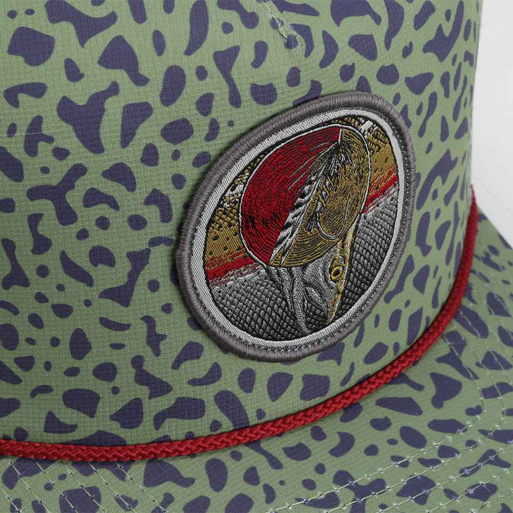 Dead Drift Fly Fishing Hat – Adjustable Trucker Cap with Rope Detail