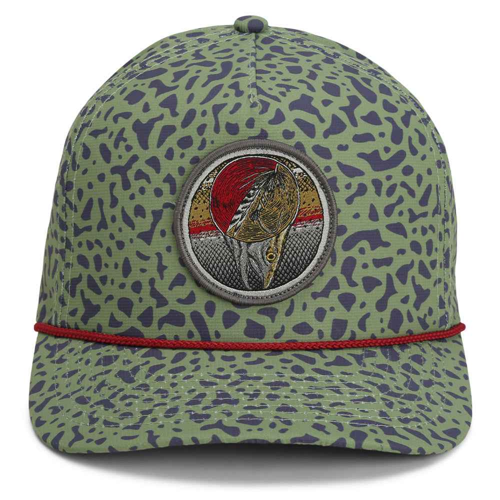 Dead Drift Fly Fishing Hat – Adjustable Trucker Cap with Rope Detail