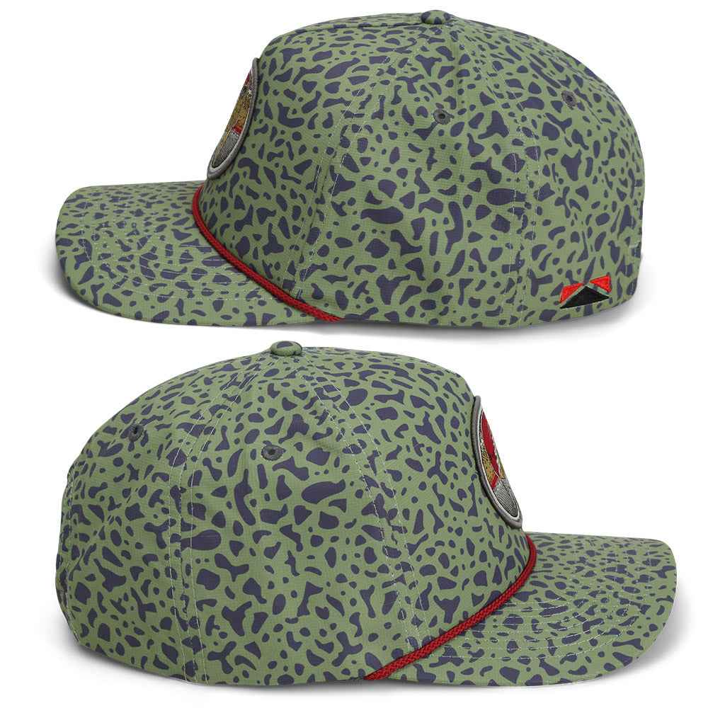 Dead Drift Fly Fishing Hat – Adjustable Trucker Cap with Rope Detail