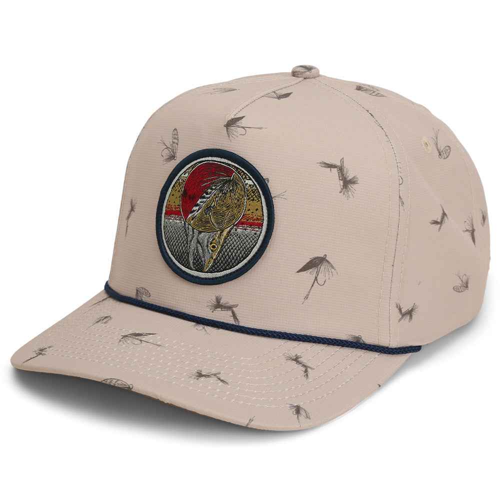 Dead Drift Fly Fishing Cap with Patch Rope and Exclusive Fly Pattern