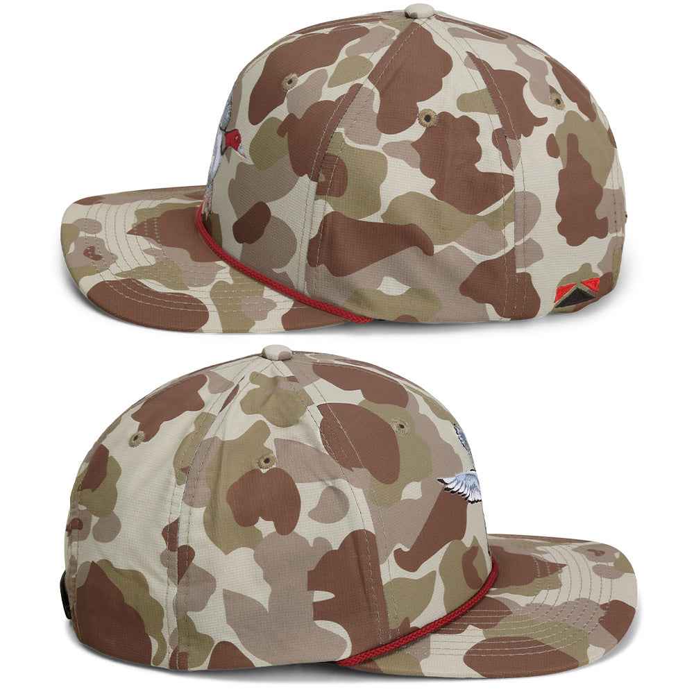 Redhead Duck Hat - 6-Panel Waterfowl Rope Cap for Outdoor Adventures