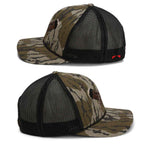 Mossy Oak Bottomland Turkey Cap with Feather Meshback Design
