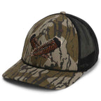 Mossy Oak Bottomland Turkey Cap with Feather Meshback Design