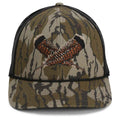 Mossy Oak Bottomland Turkey Cap with Feather Meshback Design