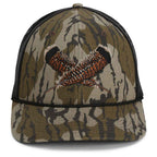 Mossy Oak Bottomland Turkey Cap with Feather Meshback Design