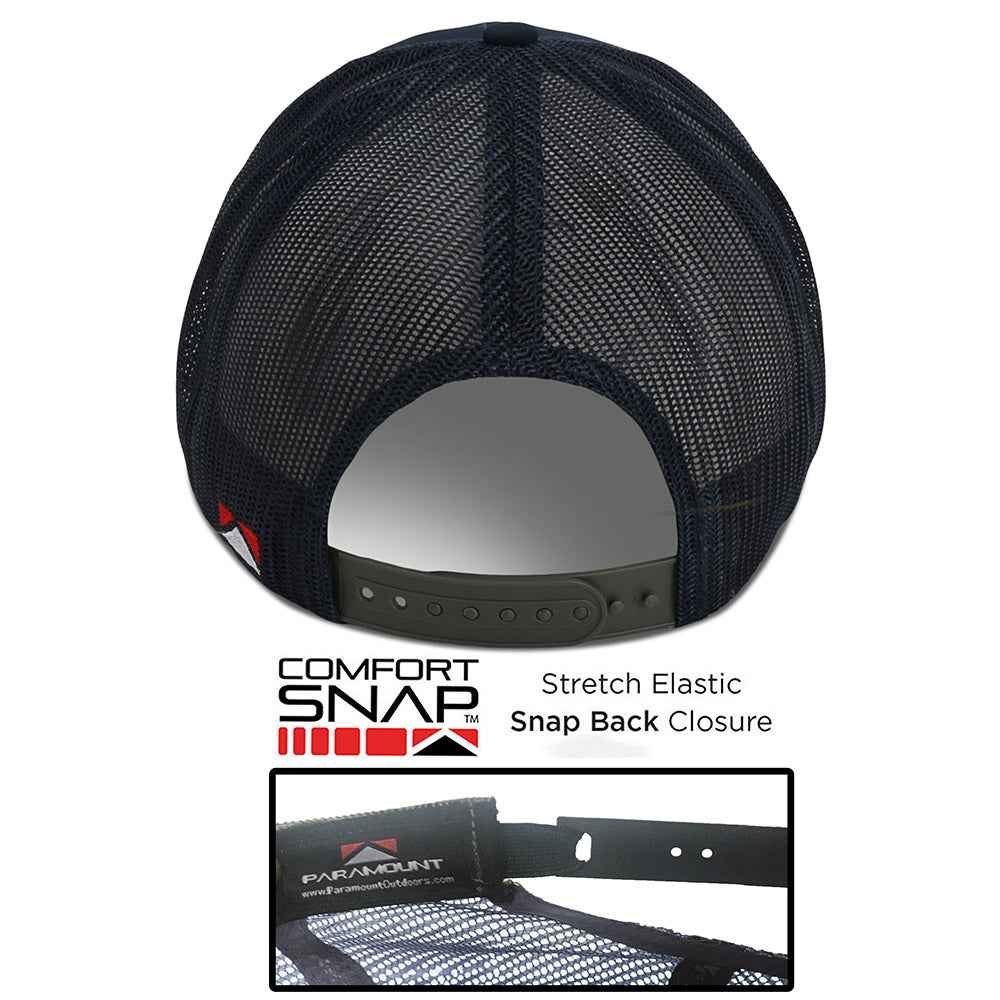 Fire Tiger Streamer Fly Fishing Cap - Mesh Back Rope Design for Comfort and Style