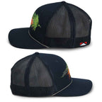 Fire Tiger Streamer Fly Fishing Cap - Mesh Back Rope Design for Comfort and Style