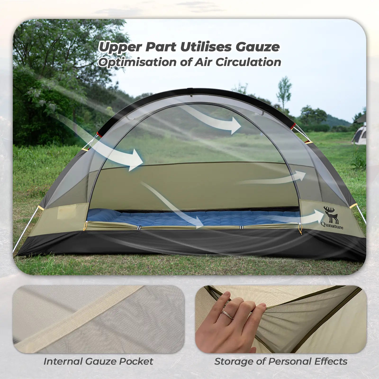 Clear Water 2-Person Backcountry Dome Camping Tent