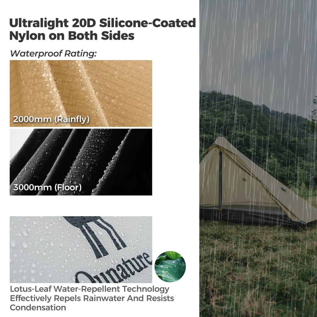 Clear Water - Ultralight, Easy Setup Trekker Tent