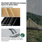 Clear Water - Ultralight, Easy Setup Trekker Tent