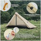 Clear Water - Ultralight, Easy Setup Trekker Tent