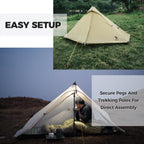 Clear Water - Ultralight, Easy Setup Trekker Tent
