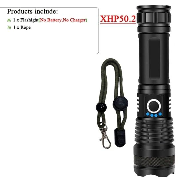 Clear Water Trading Co. — Ultra‑Bright USB‑Rechargeable Tactical Flashlight (Waterproof, Zoomable, High‑Lumen CREE LED)