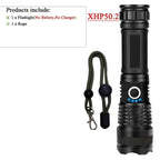 Clear Water Trading Co. — Ultra‑Bright USB‑Rechargeable Tactical Flashlight (Waterproof, Zoomable, High‑Lumen CREE LED)