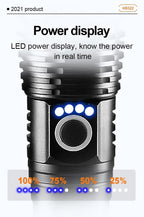 Clear Water Trading Co. — Ultra‑Bright USB‑Rechargeable Tactical Flashlight (Waterproof, Zoomable, High‑Lumen CREE LED)
