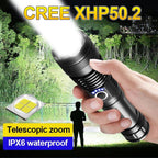 Clear Water Trading Co. — Ultra‑Bright USB‑Rechargeable Tactical Flashlight (Waterproof, Zoomable, High‑Lumen CREE LED)