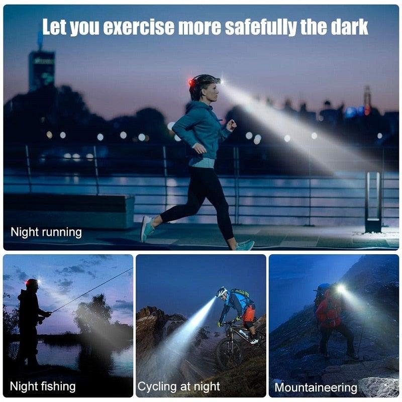 Clear Water Trading Co. — Ultra‑Bright USB‑Rechargeable Waterproof Headlamp (Zoomable Outdoor Torch)