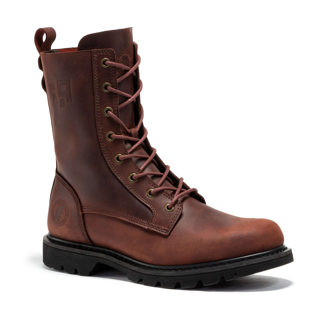Men's 8" Side-Zip Soft Toe Work Boots – ROCKROOSTER Mantua, Waterproof Leather