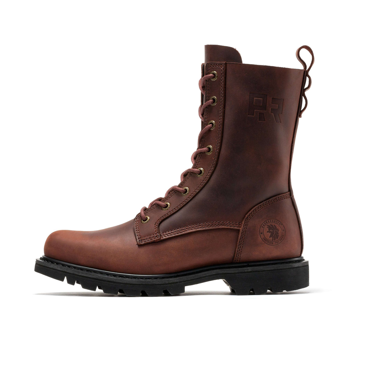Men's 8" Side-Zip Soft Toe Work Boots – ROCKROOSTER Mantua, Waterproof Leather