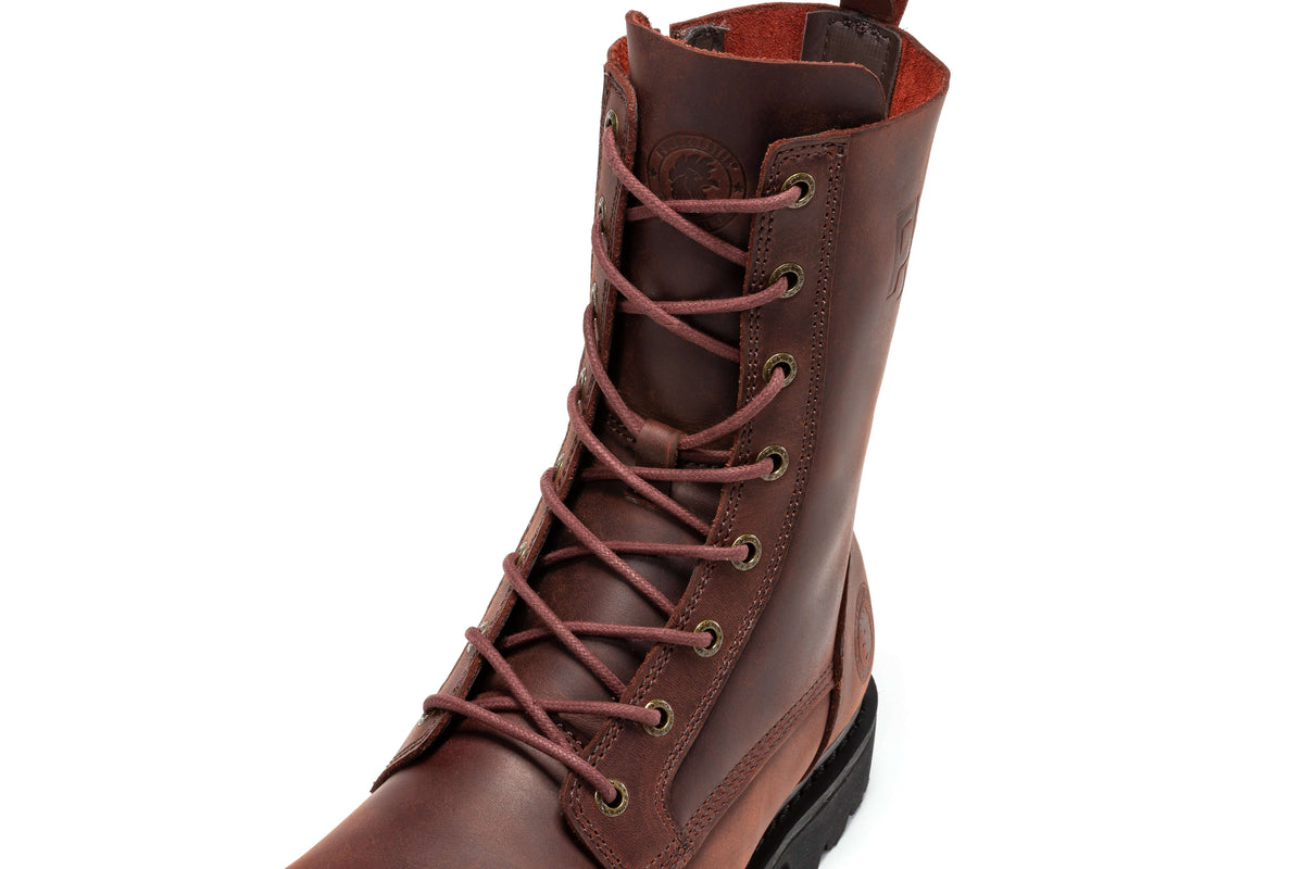 Men's 8" Side-Zip Soft Toe Work Boots – ROCKROOSTER Mantua, Waterproof Leather