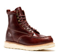 Bottes de travail pour homme à semelle compensée de 6 po – ROCKROOSTER Norwood à embout souple, brun cerise