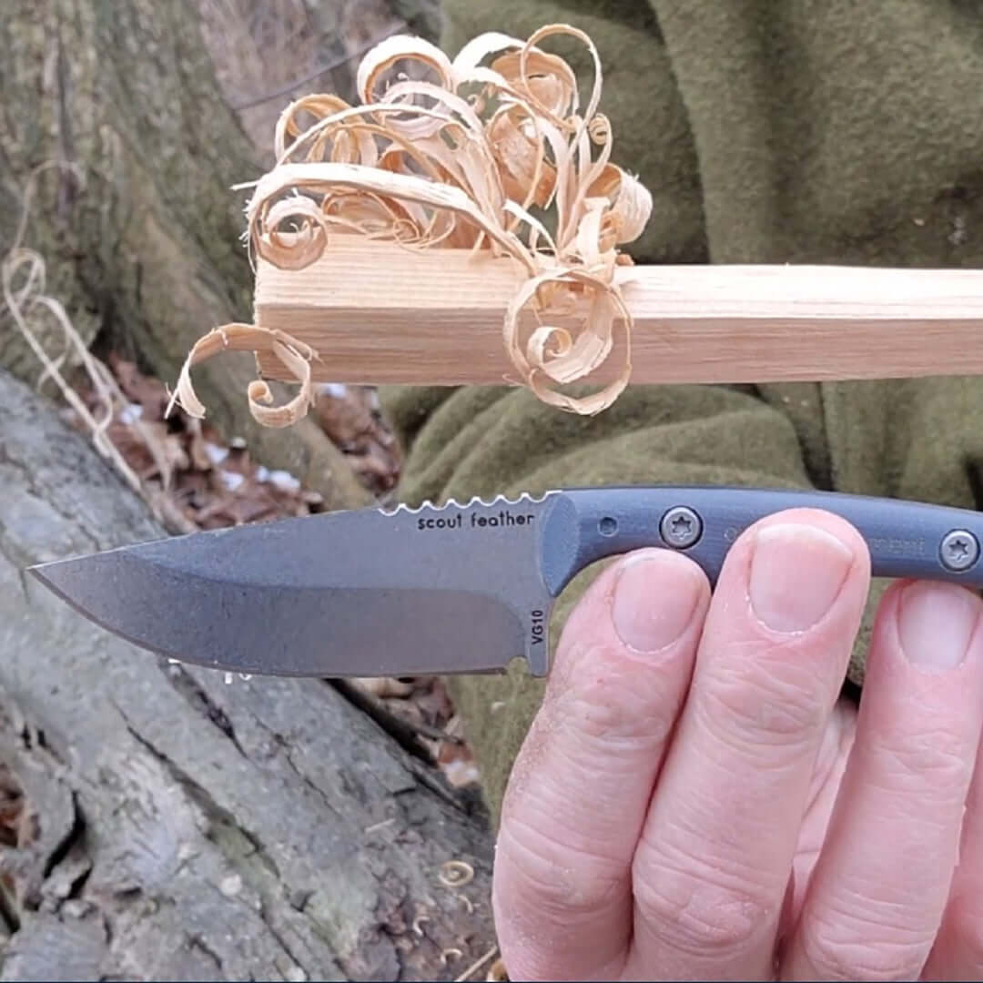 Scout Feather Adventure Survival Knife - Clear Water Trading Co.