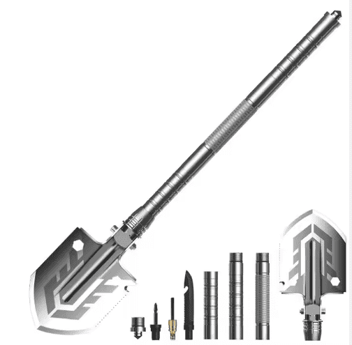 7-in-1 Folding Survival Shovel