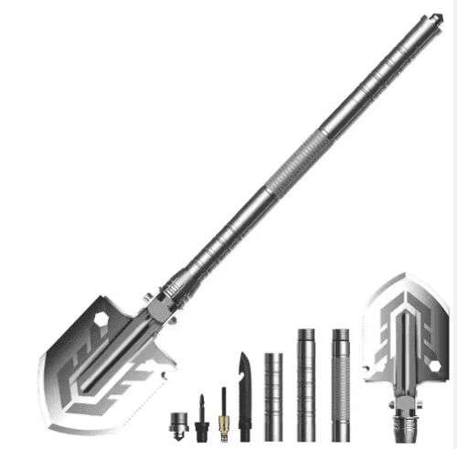 7-in-1 Folding Survival Shovel
