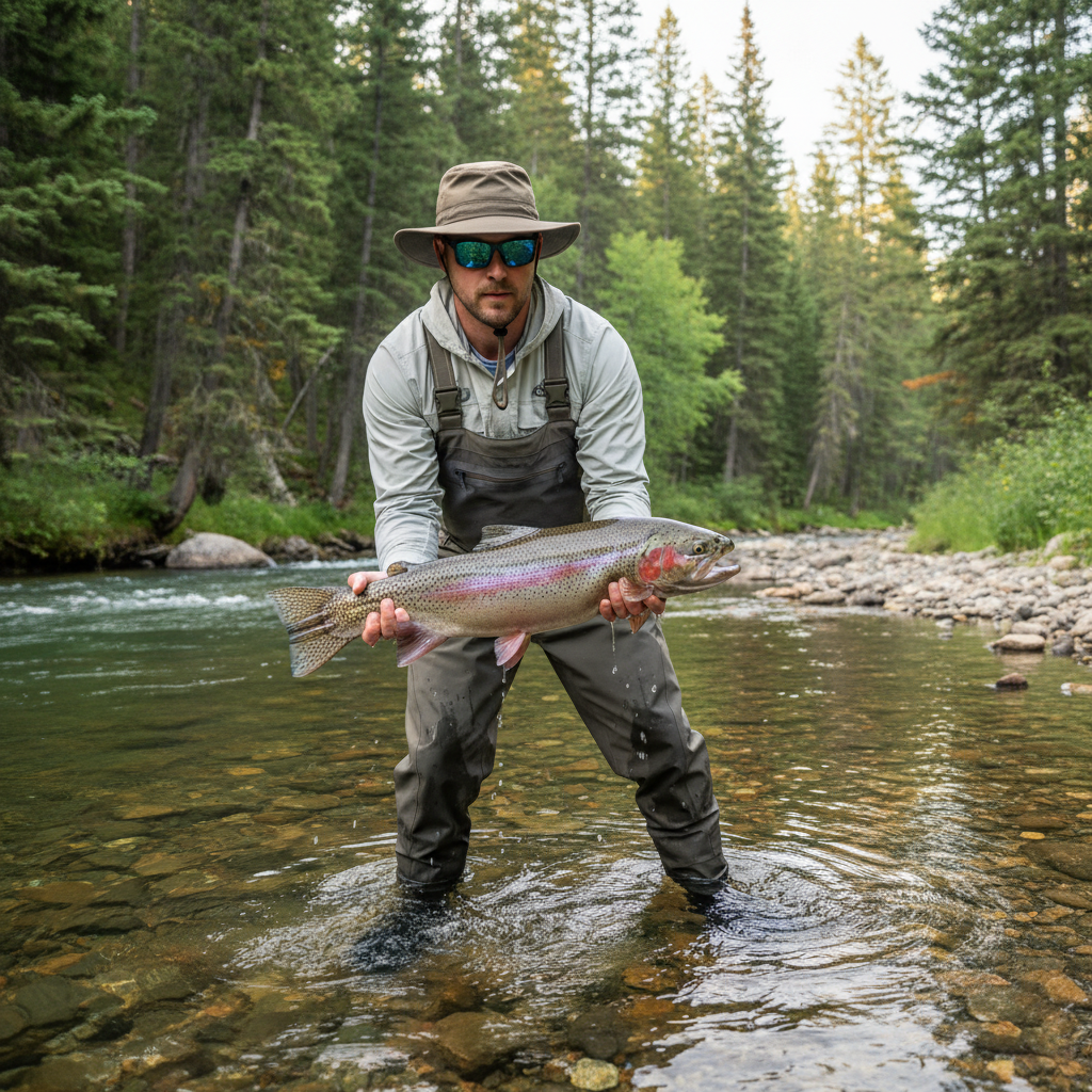 Waders Trout Release